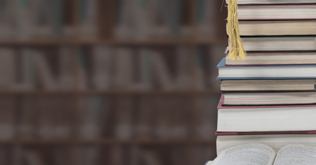 Books in education library