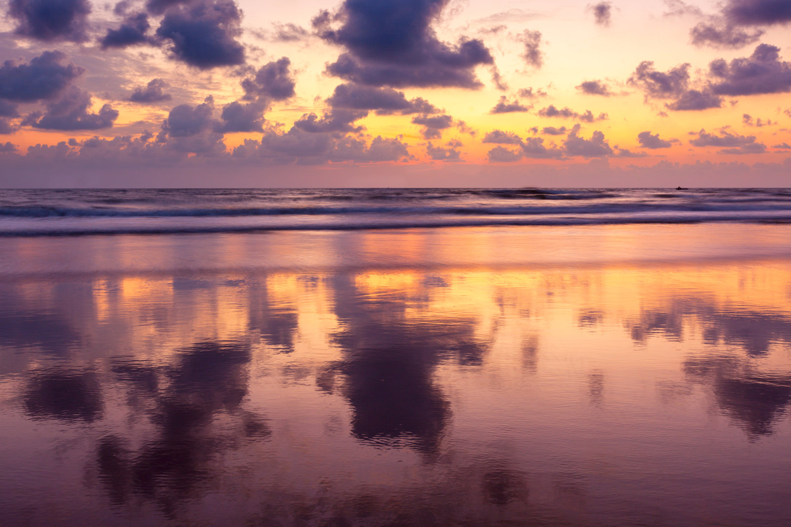 Baga beach is one of the most famous places to visit in Goa